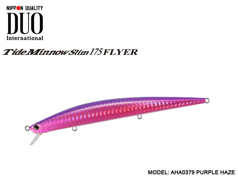 DUO Tide-Minnow Slim 175 Flyer (Length: 175mm, Weight: 29g, Color: AHA0379  PURPLE HAZE) [DUOTMS175F-AHA0379] - €29.69 : 24Tackle, Fishing Tackle  Online Store