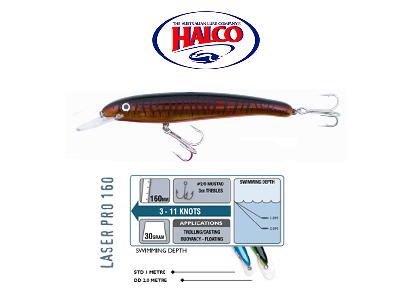 Halco Laser Pro 160 DD (160mm, 30gr, Color: H61) [HALC7241] - €14.22 :  24Tackle, Fishing Tackle Online Store