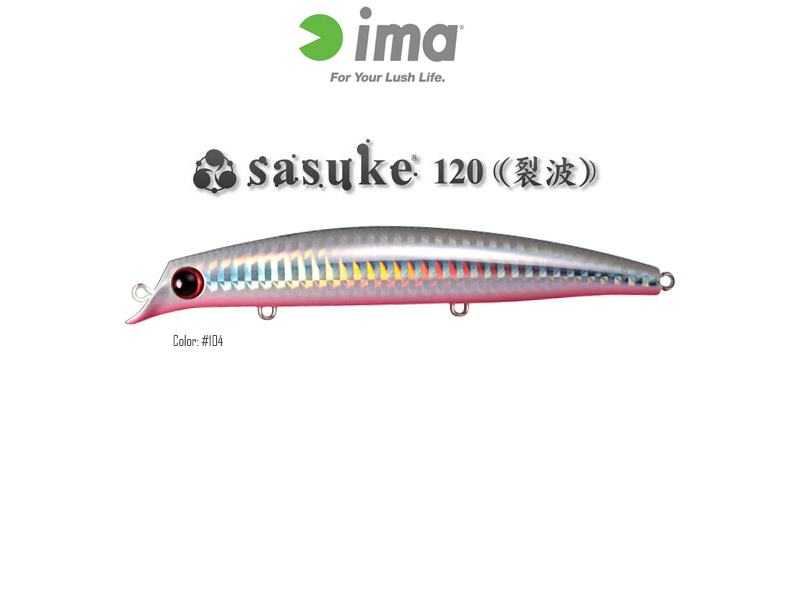 IMA Sasuke 120 Reppa (Length: 120mm, Weight: 17gr, Color:104) [IMARP104] -  €29.16 : 24Tackle, Fishing Tackle Online Store