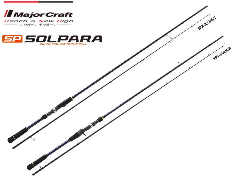 Major Craft SOLPARA SPX-862ML Medium Light 8'6" fishing spinning rod 2018 model 