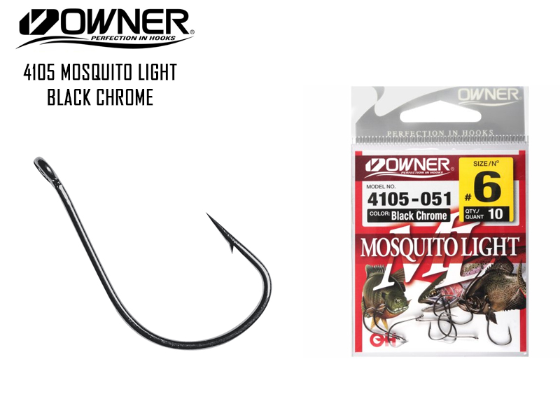 Owner 4105 Mosquito Light Hook (Size: 8, Pack: 10pcs) [MSO4105/8