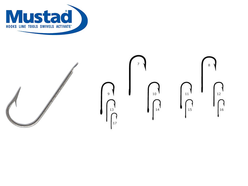 Mustad 2315S Round Bend Sea Hooks (Size: 12, Pack: 50) [MUST02315S:1883] -  €7.32 : 24Tackle, Fishing Tackle Online Store