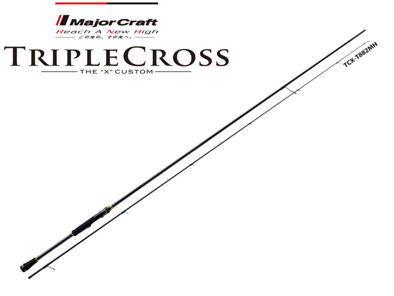 Major Craft TRIPLE-CROSS HARD ROCK MODEL TCX-762ML-S Spinning Rod 