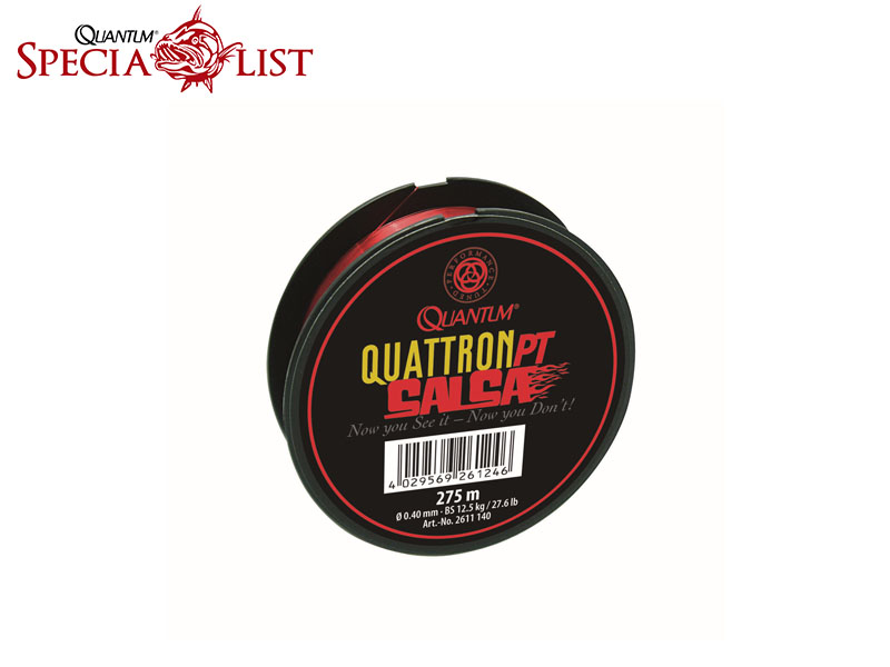 Quantum Quattron Salsa (0.22mm, 4.5kg, 9.9lb, Length: 275m, Colour