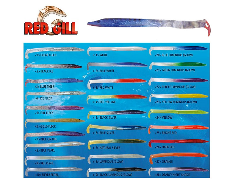 Red Gill Originals (Length: 115mm, Pack: 3, Colour: Blue On Fire