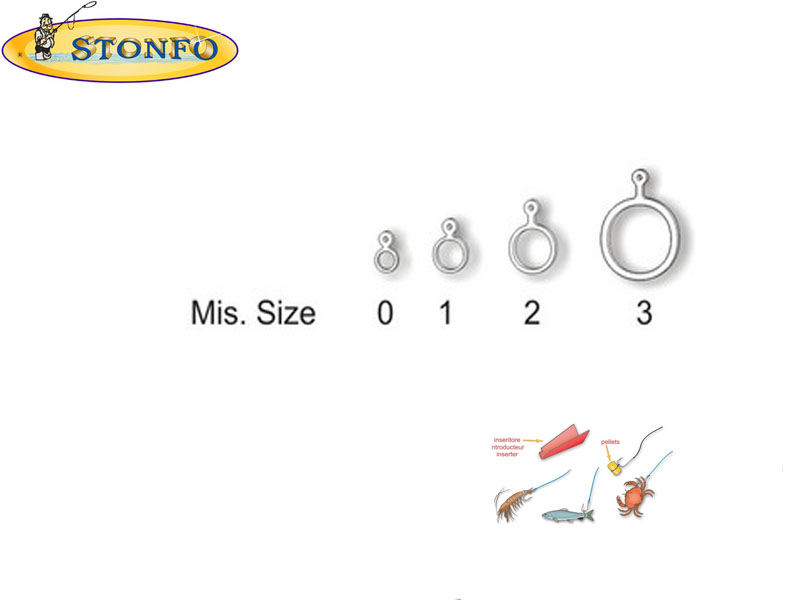 Stonfo Bait Elastic Rings (Size: 0, 24pcs) [STON135:113202