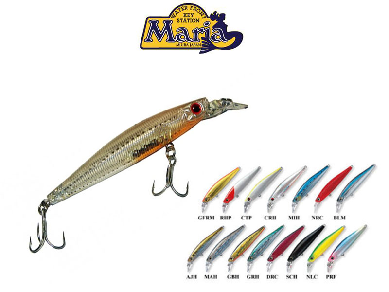 Maria Flying Diver (Sinking, Length: 50mm, Colour: RHP) [YAMAFD50/RHP] -  €12.10 : 24Tackle, Fishing Tackle Online Store
