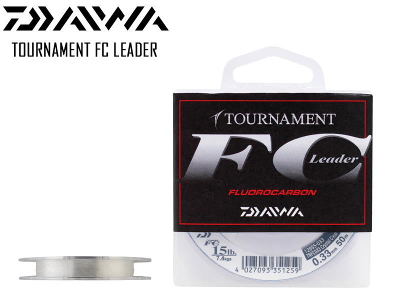 6.3 kg 50 m Daiwa-Tournament Fluorocarbon Transparent 0.30 mm