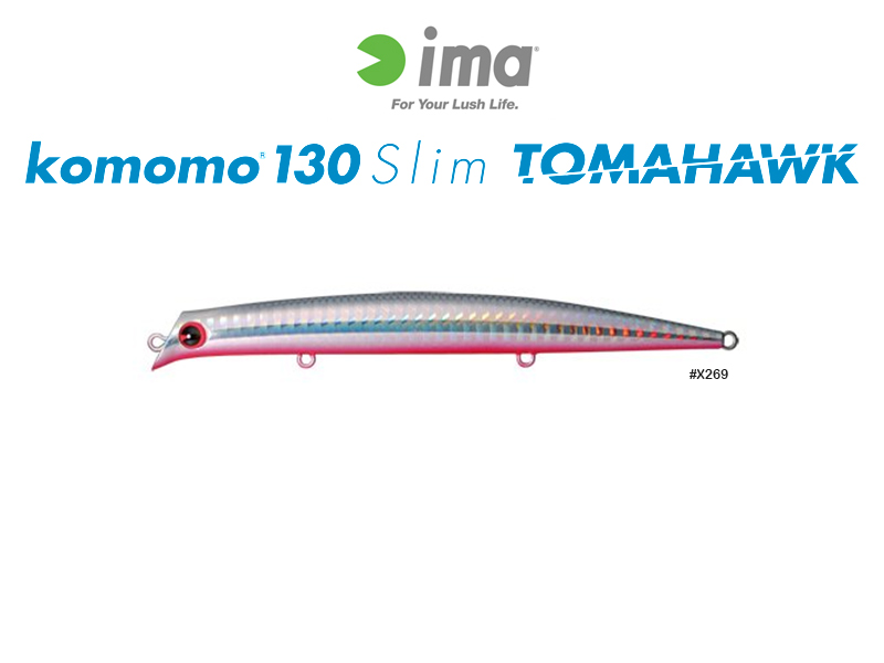 IMA Komomo 130 Slim Tomahawk (Length:130mm, Weight:13.5gr, Color:X269)