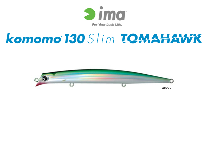 IMA Komomo 130 Slim Tomahawk (Length:130mm, Weight:13.5gr, Color:X272)