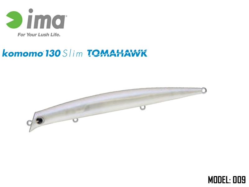 IMA Komomo 130 Slim Tomahawk (Length:130mm, Weight:13.5gr, Color:002)  [IMAKS130T-002] - €30.94 : 24Tackle, Fishing Tackle Online Store