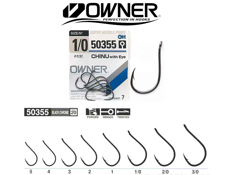 Owner 50355 Chinu with Eye (#4, 11pcs) [MSO50355/4] - €2.08 : 24Tackle,  Fishing Tackle Online Store