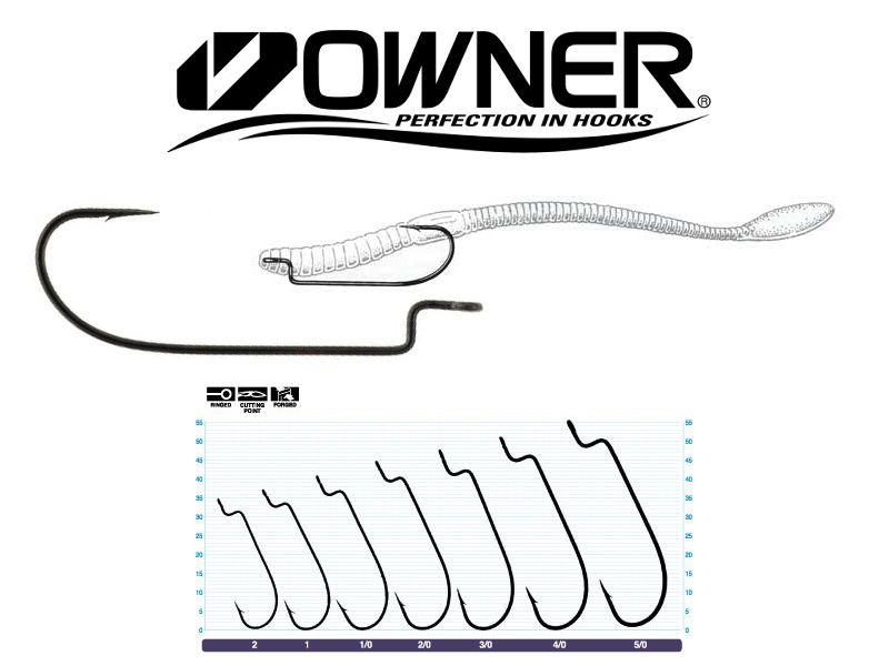 Owner 5102 Offset Shank Wide Gap (#2/0, 6pcs) [MSO5102:1893] - €4.17 :  24Tackle, Fishing Tackle Online Store