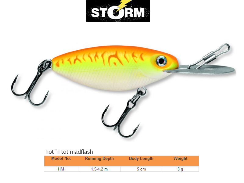 Storm Hot ´N Tot Madflash (Model: HM, Length: 5cm, Weight: 5g, Colour: 652)