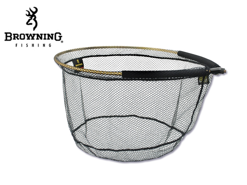 Browning Landing Net Power Gold ( Length:60cm, Width:50cm, Depth:30cm, Mesh:6x6mm)