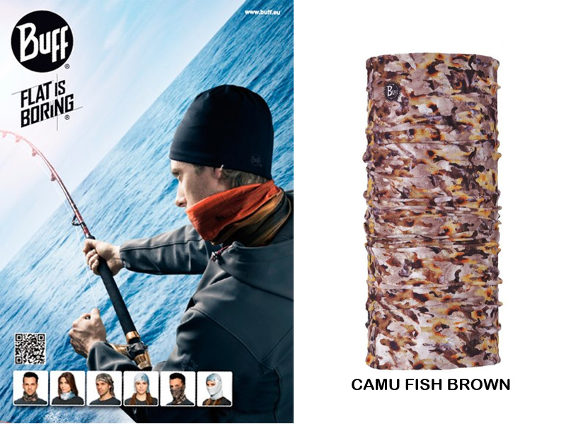 BUFF Angler's Collection Camu Fish Brown