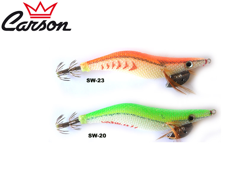 Carson Yashino MF-8001 Squid Lures (Size: 3.0, Color: SW-20)