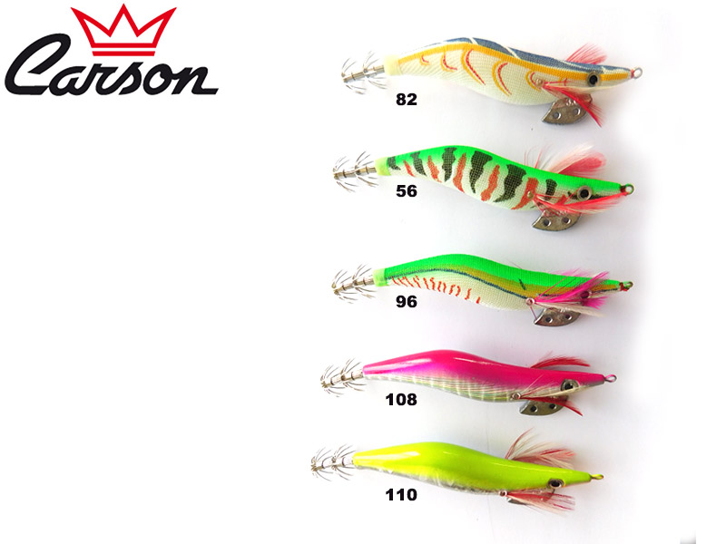 Carson Yashino MF-8001 Squid Lures (Size: 3.0, Color: 56)