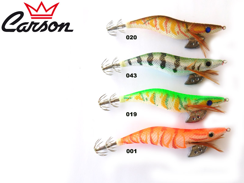 Carson Yashino MF-8001N Squid Lures (Size: 3.0, Color: 043)