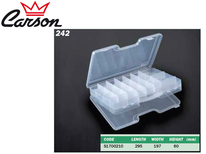 Carson 242 Tackle Box (L x W x H: 295 x 197 x 60 mm)
