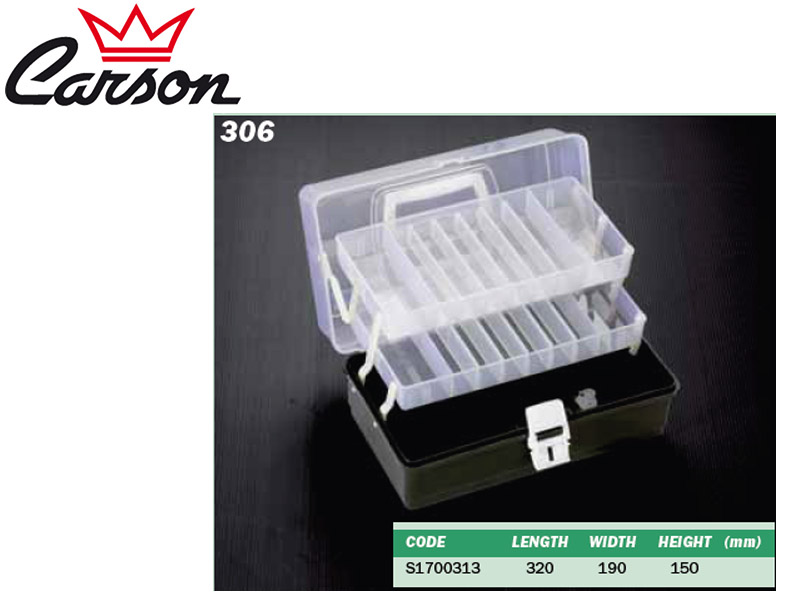 Carson 306 Tackle Box (L x W x H: 320 x 190 x 150 mm)