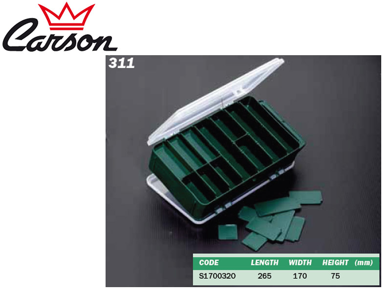 Carson 311 Tackle Box (L x W x H: 265 x 170 x 75 mm)