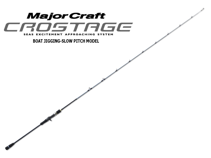 MajorCraft Crostage Boat Jigging Slow Pitch Series CRJ-B63/3SP (Length: 1.92mt, Lure: 60-120gr)