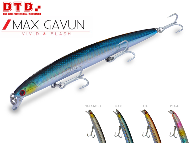 DTD Minnow Max Gavun (100mm, Colour: Blue)