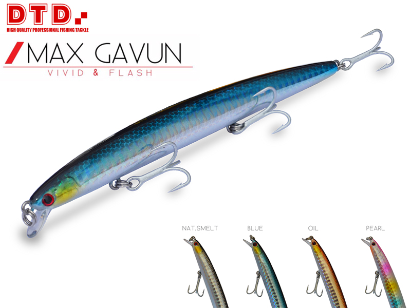 DTD Minnow Max Gavun (130mm, Colour: Blue)