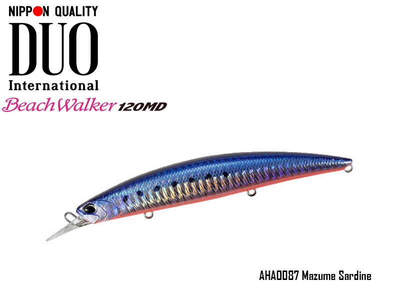 Duo Beach Walker 120 MD (Length: 120mm, Weight: 20g, Model: AHA0087 Mazume Sardine)