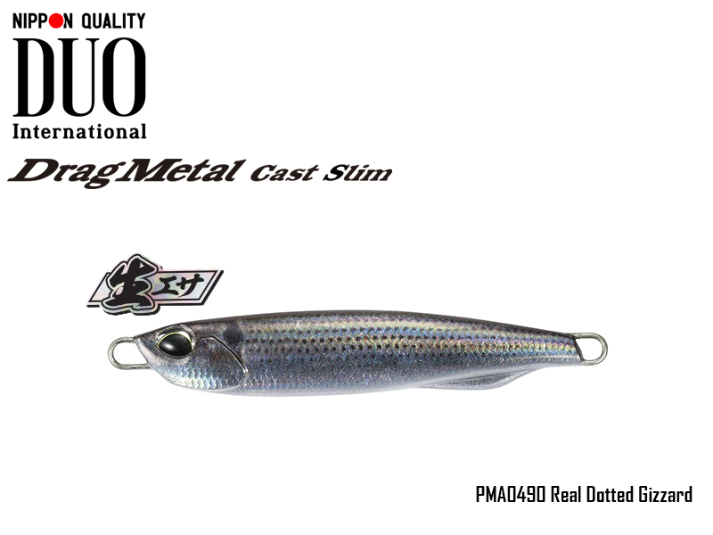 Duo Drag Metal cast Slim (Length: 65mm, Weight: 20gr, Color: PMA0490 Real Dotted Gizzard)