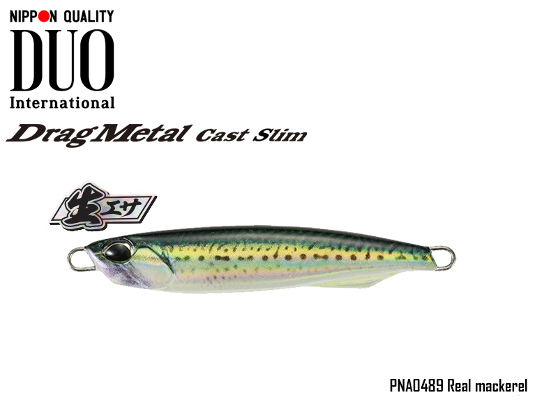 Duo Drag Metal cast Slim (Length: 82mm, Weight: 40gr, Color: PNA0489 Real mackerel)