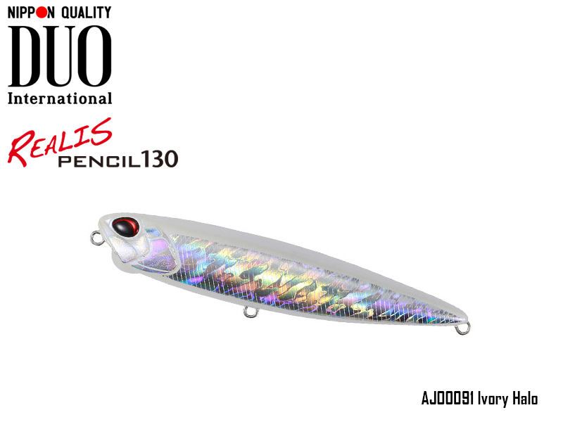Duo Realis Pencil 130 SW LIMITED (Length: 130mm, Weight: 31.6gr, Color: AJO0091 Ivory Halo)