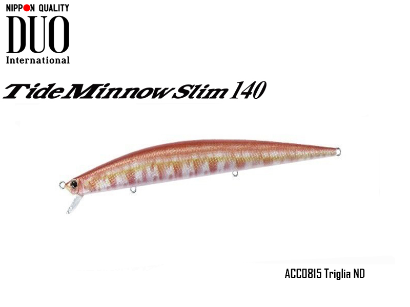 DUO Tide Minnow Slim 140 Lures (Length: 140mm, Weight: 18g, Model: ACC0815 Triglia ND)