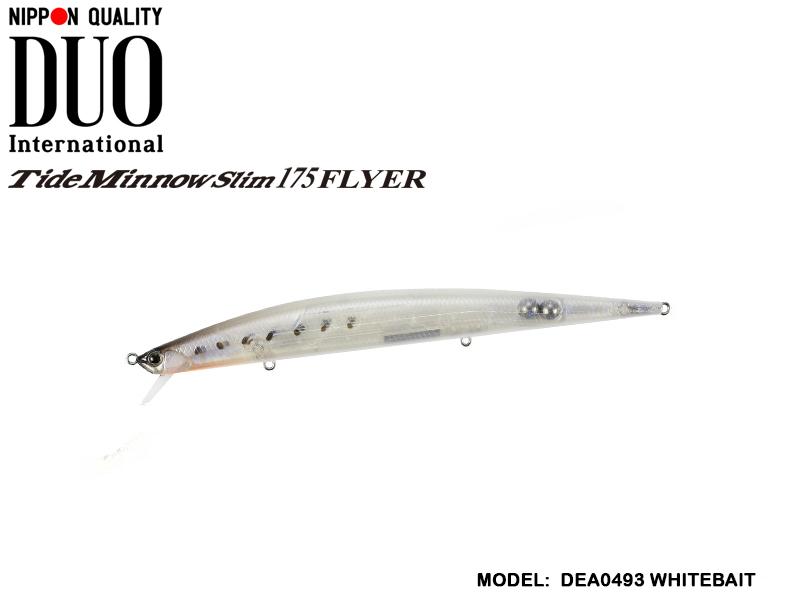 DUO Tide-Minnow Slim 175 Flyer (Length: 175mm, Weight: 29g, Color: DEA0493 Whitebait)