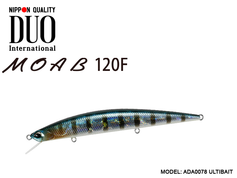 DUO MOAB 120F Lures (Length: 120mm, Weight: 13g, Model: ADA0078 ULTIBAIT)