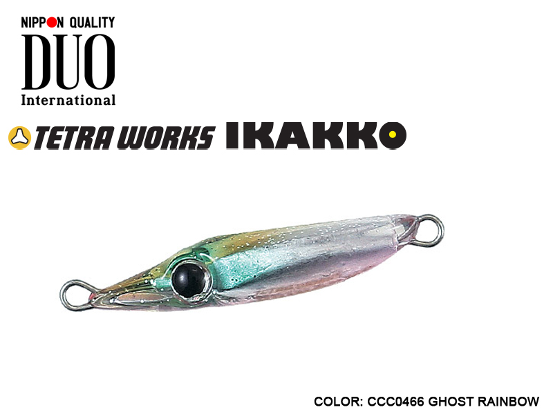 DUO Tetra Works Ikakko (Length: 38mm, Weight: 5.7gr, Color: CCC0466 GHOST RAINBOW )