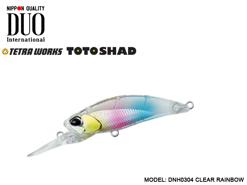 DUO Tetra Works Toto Shad (Length: 48mm, Weight: 4.5gr, Color: DHN0304 TOTO SHAD)