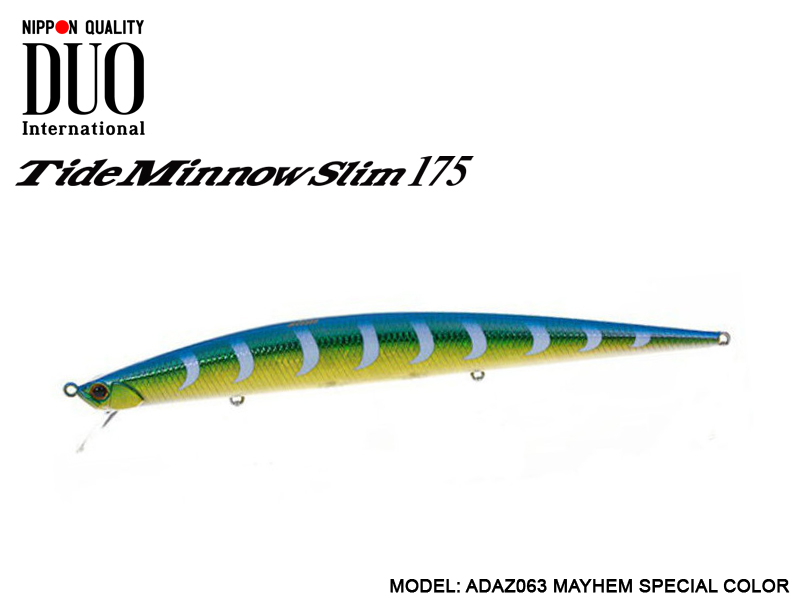 DUO Tide-Minnow Slim 175 Lures (Length: 175mm, Weight: 27g, Color: ADAZ063 Mayhem Special