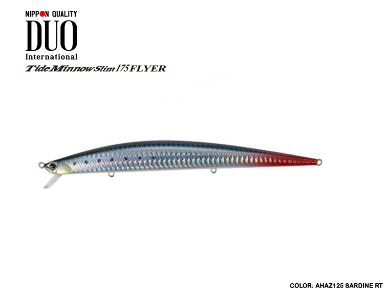 DUO Tide-Minnow Slim 175 Flyer (Length: 175mm, Weight: 29g, Color: AHAZ125 Sardine RT)