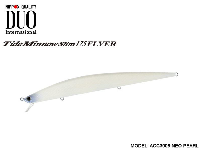 DUO Tide Minnow Slim 200 (Length: 200mm, Weight: 27gr, Color: GHN0172 Clear Bue Back)