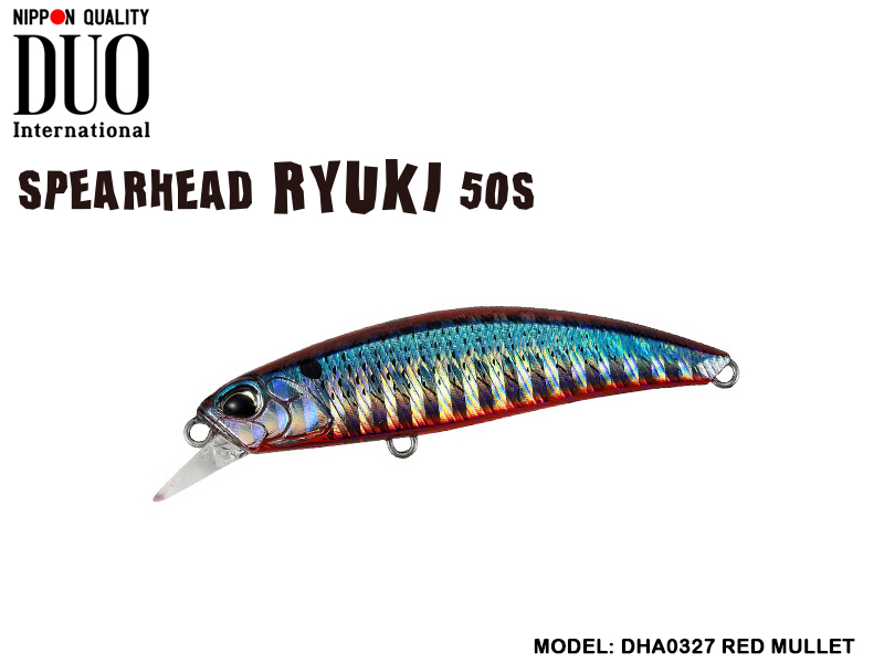 DUO Spearhead Ryuki 50S (Length: 50mm, Weight: 4.5gr, Color: DHA0327 Red Mullet)