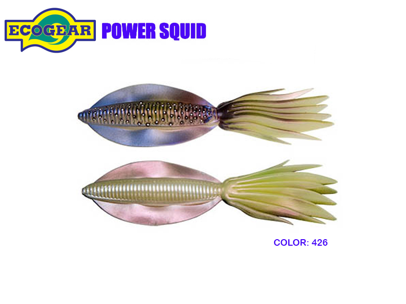 Ecogear Power Squid (Size: 7/190mm, Color: 426, Pack: 2pcs