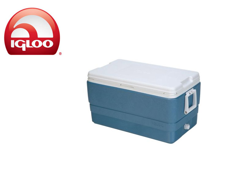 Igloo Cooler Ice Blue MaxCold 70 (Blue, 66 liters)