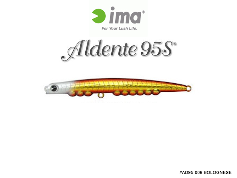 IMA Aldente 95S (Length: 95mm, Weight: 7.1gr, Color: AD95-006 Bolognese)