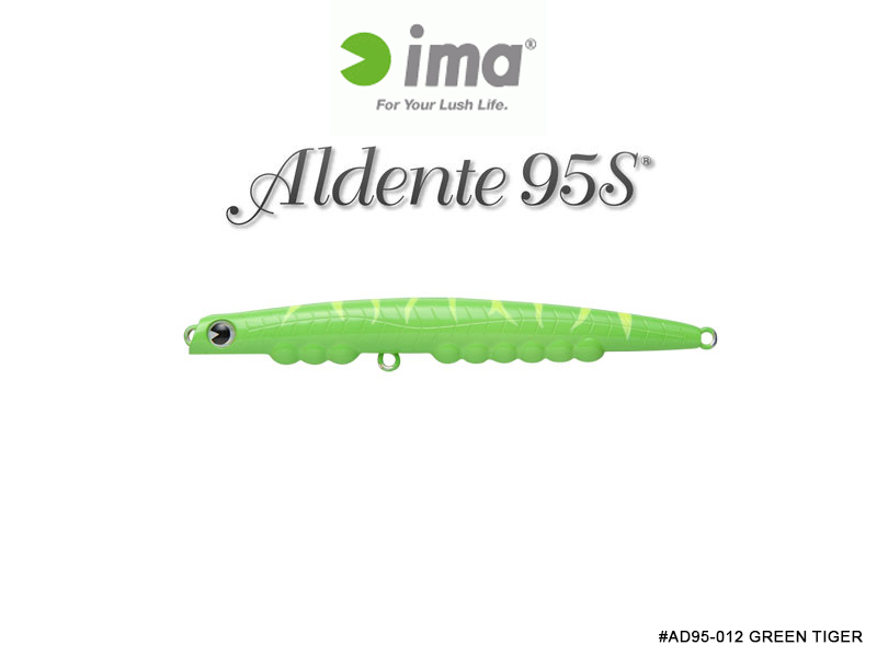 IMA Aldente 95S (Length: 95mm, Weight: 7.1gr, Color: AD95-012 Green Tiger)