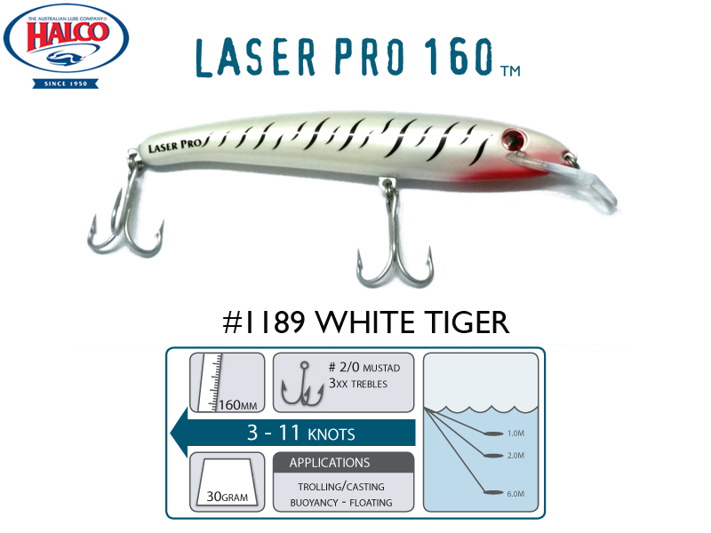 Halco Laser Pro 160 DD (160mm, 30gr, Color: 1189)