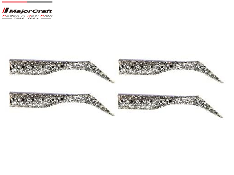 Major Craft Hamao Shad (Length: 10cm, Color: #1 Sardine, Pack 4pcs)