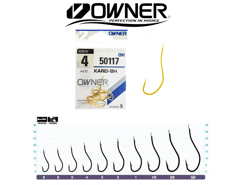 Owner 50117 Karei-BH (Size: 1, Pack: 7pcs)