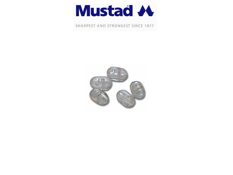 Mustad 9993 2-way dear beads (Size: L, Pack: 12)